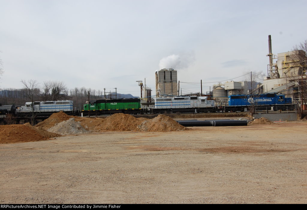 Mar 3, 2011:  Colorful SD40-2 quartet
